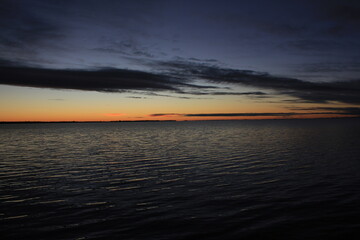 Incredible amazing, colorful sunsrise in Australia, East Coast, down under