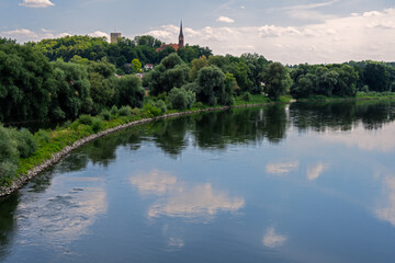 Fototapeta na wymiar The Danube river in Bavaria
