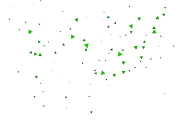 Light Green vector cover in polygonal style.