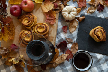 autumn breakfast still life
