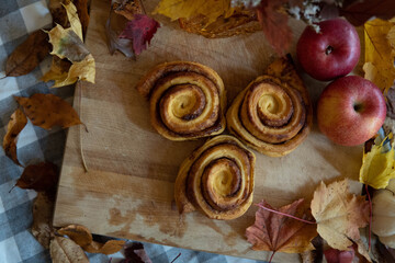 autumn breakfast still life