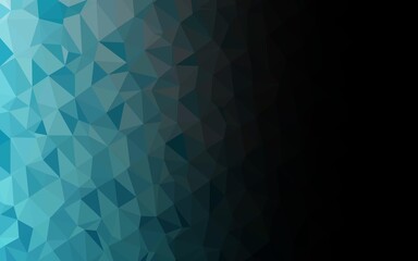 Light BLUE vector abstract polygonal layout.