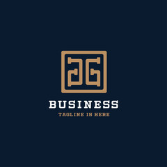 Letter GG Logo Icon Tamplate Design