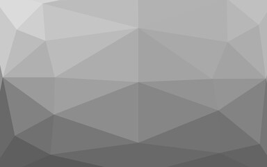 Light Silver, Gray vector low poly texture.