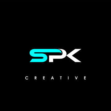 SPK Letter Initial Logo Design Template Vector Illustration	
