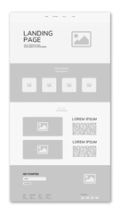 Web Design, landing page website design is simple and easy to edit