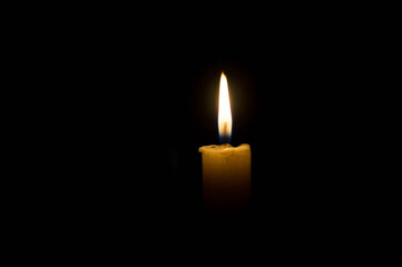 candle in the dark