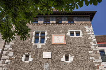 スイス、ジュネーブ旧市街、日時計