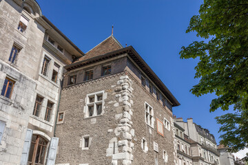 Fototapeta na wymiar スイス、ジュネーブ旧市街、日時計