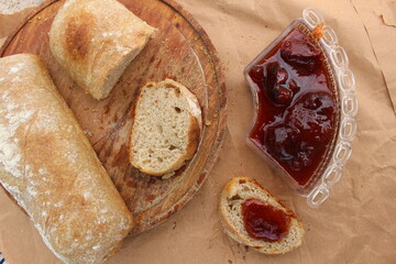 bread with jam