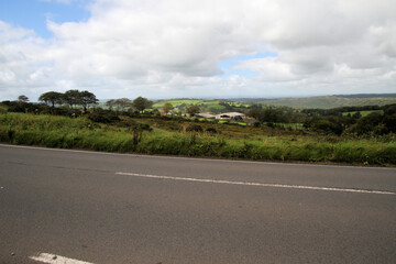 Fototapeta premium A view of the Cornwall Countryside near Dartmoor