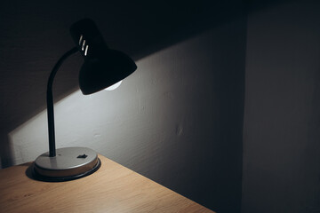 lamp on the wall