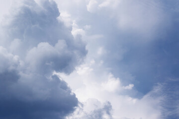 dramatic rainy cumulus clouds background