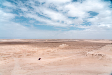 landscape in the desert adn sky