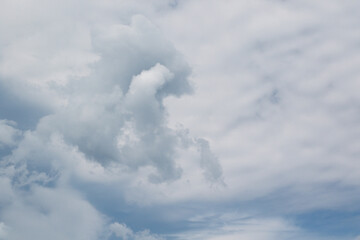 dramatic rainy cumulus clouds background