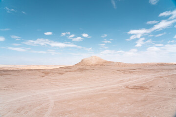 Fototapeta premium landscape in the desert adn sky