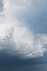 dramatic rainy cumulus clouds background