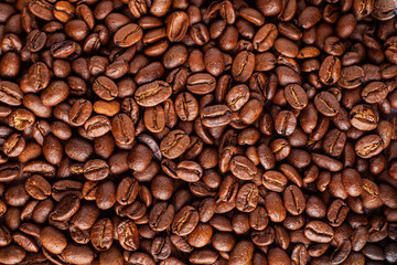Coffee Beans on white background