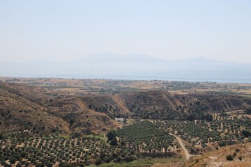Fototapeta na wymiar Panorama of Kos Island, Greece