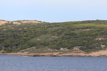 turquoise water and beach called lucky bay, Australia, Esperance, Down under