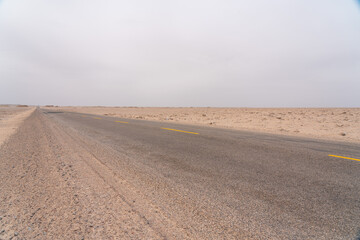 road in desert to no where