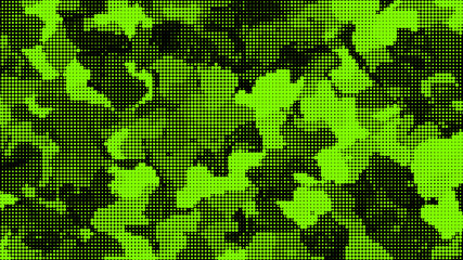 Natural leaf from dots. Vector detailed background. Isolated layers points camouflage. Abstract image for presentation.