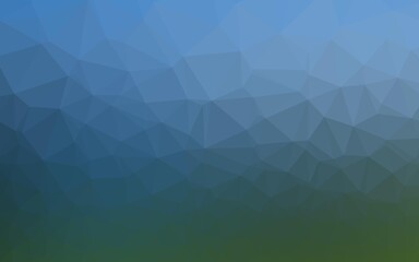 Light Blue, Green vector blurry triangle texture.
