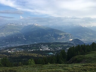 Fototapeta premium mountains and clouds