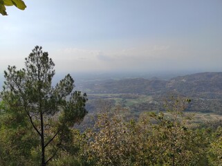 mist in the mountains