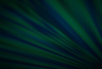 Dark Green vector background with straight lines.