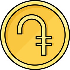 Obraz premium Armenian dram coin, monetary unit of Armenia