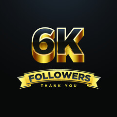 THANKS FOLLOWERS POSTER  SIGN MODERN