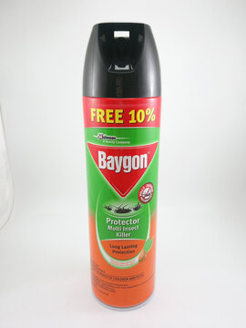 Baygon protector multi insect killer with orange citrus extract spray in Manila, Philippines