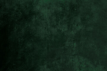 Fototapeta na wymiar Dark green grunge background