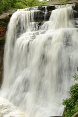 Fototapeta premium Brandywine Falls in the Cuyahoga Valley National Park 