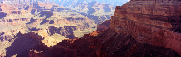 Fototapeta na wymiar Grand Canyon National Park Panoramic from the South Rim 