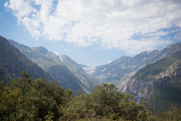Naklejka premium view from the mountain