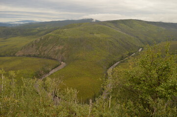 Road tripping and hiking in Northern Alaska and the Town of Chicken - USA