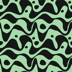 Vector seamless pattern with hand drawn textures. Modern abstract design for paper, cover, fabric, interior decor and other users.