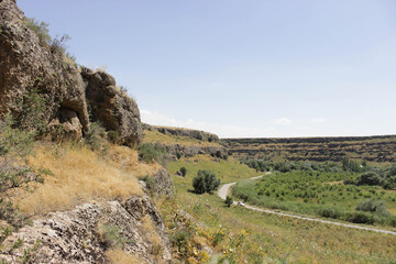 path in the mountains