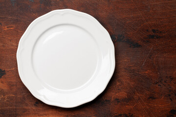White empty plate