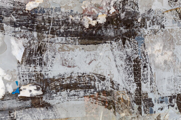Painted Colorful Old Weathered Concrete Wall Texture	