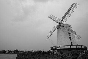 Fototapeta na wymiar Blennerville Windmill, County Kerry, Ireland
