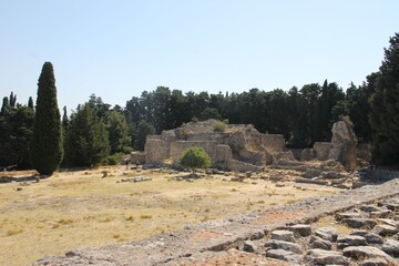 ruins in Asclepeion, Kos Island, Greece