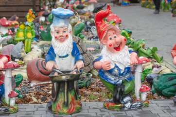 Beautiful, decorative sculpture in the garden.