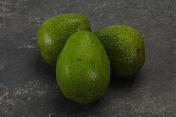 Ripe green dietary avocado - superfood