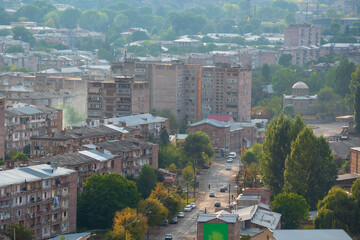 Obraz premium Panoramic view of Vanadzor, Armenia