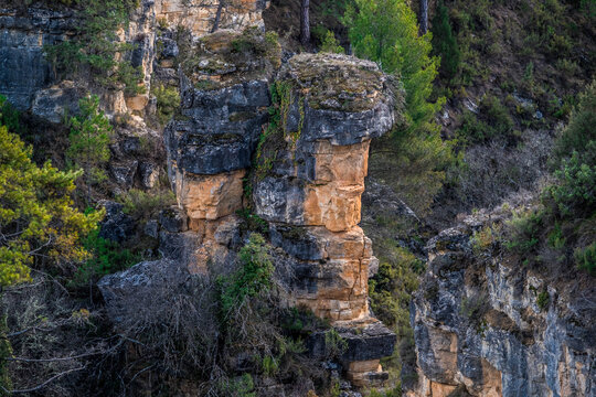 agunas de Ca&ntilde;ada del Hoyo, Spain. Twin torca