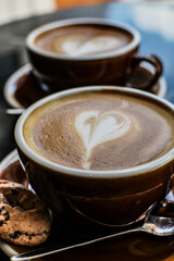 Cappuccino with heart