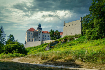 Fototapeta premium Pieskowa Skala Castle - a castle in the village of Suloszowa, Poland.
